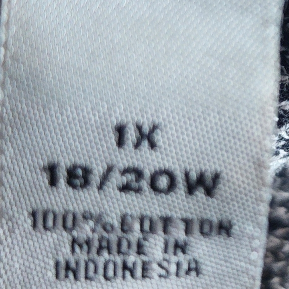 Catherines Gray  Off the Shoulder  Sweater Size 1x 18/20 - Picture 3 of 3